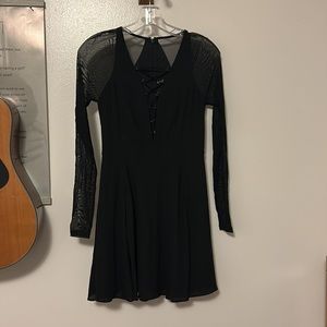 Express A line dress black size 0